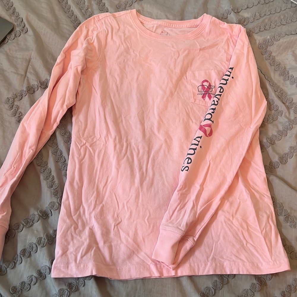 Vineyard vines pink long sleeve